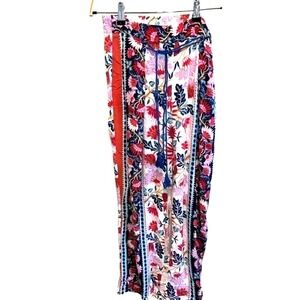 Gypsies and Moondust Floral Pants Size M Boho Hippie Boho Floral Spring Travel